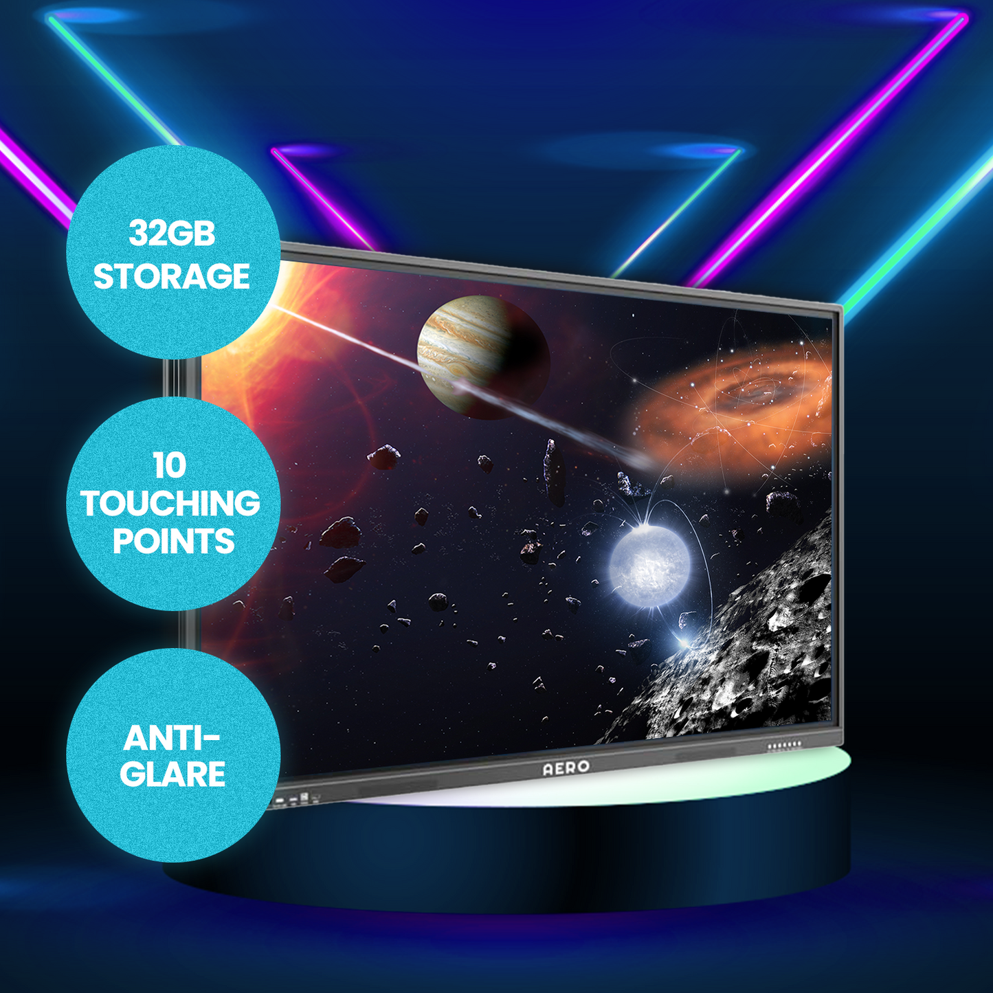 Aero Interactive Flat Panel | Best Interactive Flat Panel for Teachers | Aero Digital Board for Online Teaching