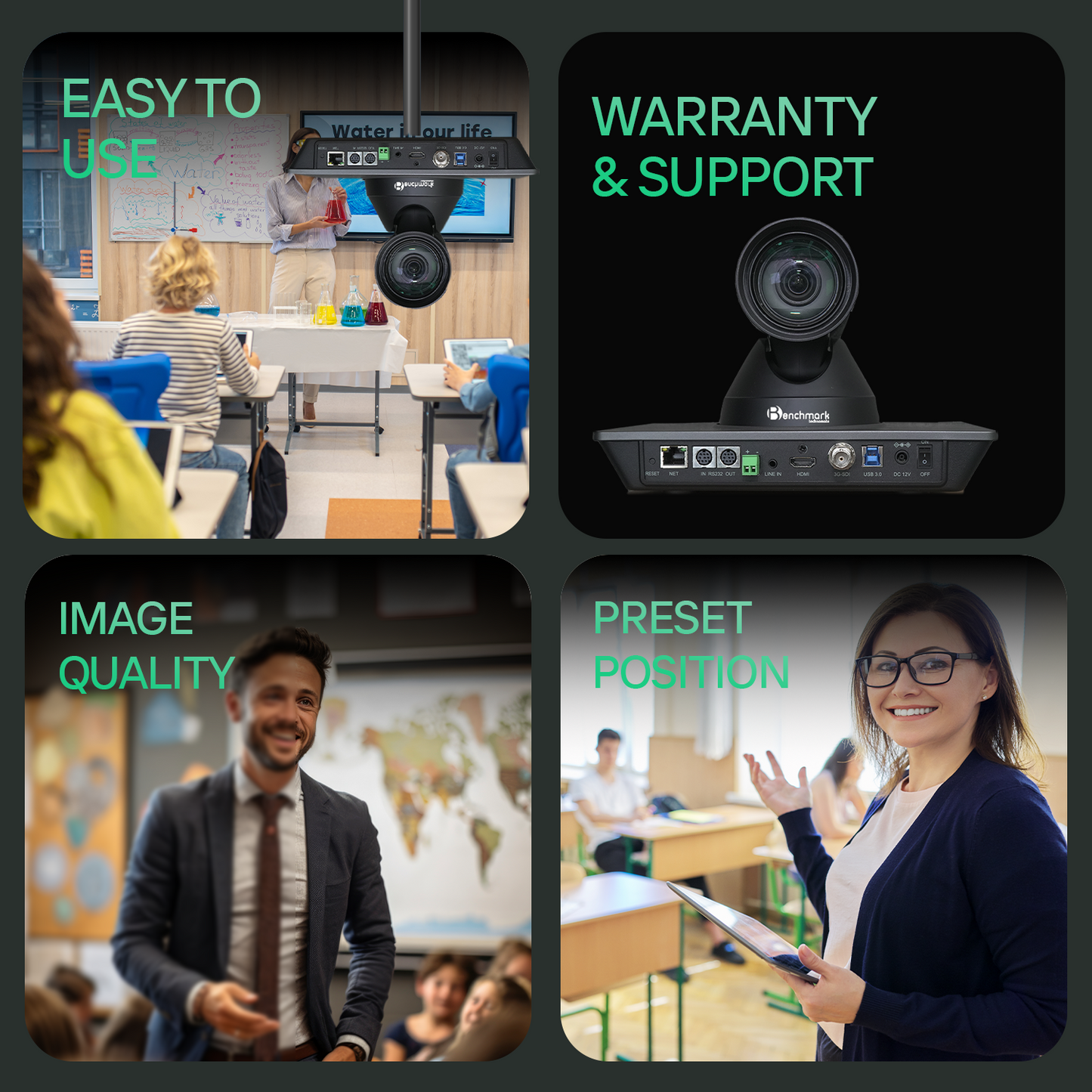 Benchmark 4K PTZ Camera