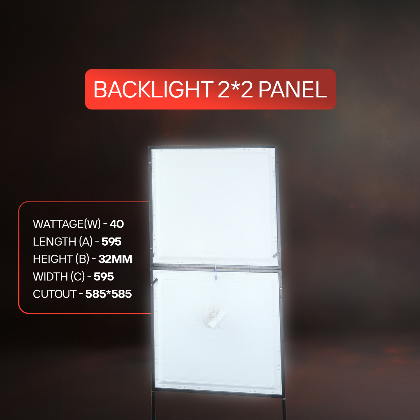 Benchmark Anti Flicker Studio Light