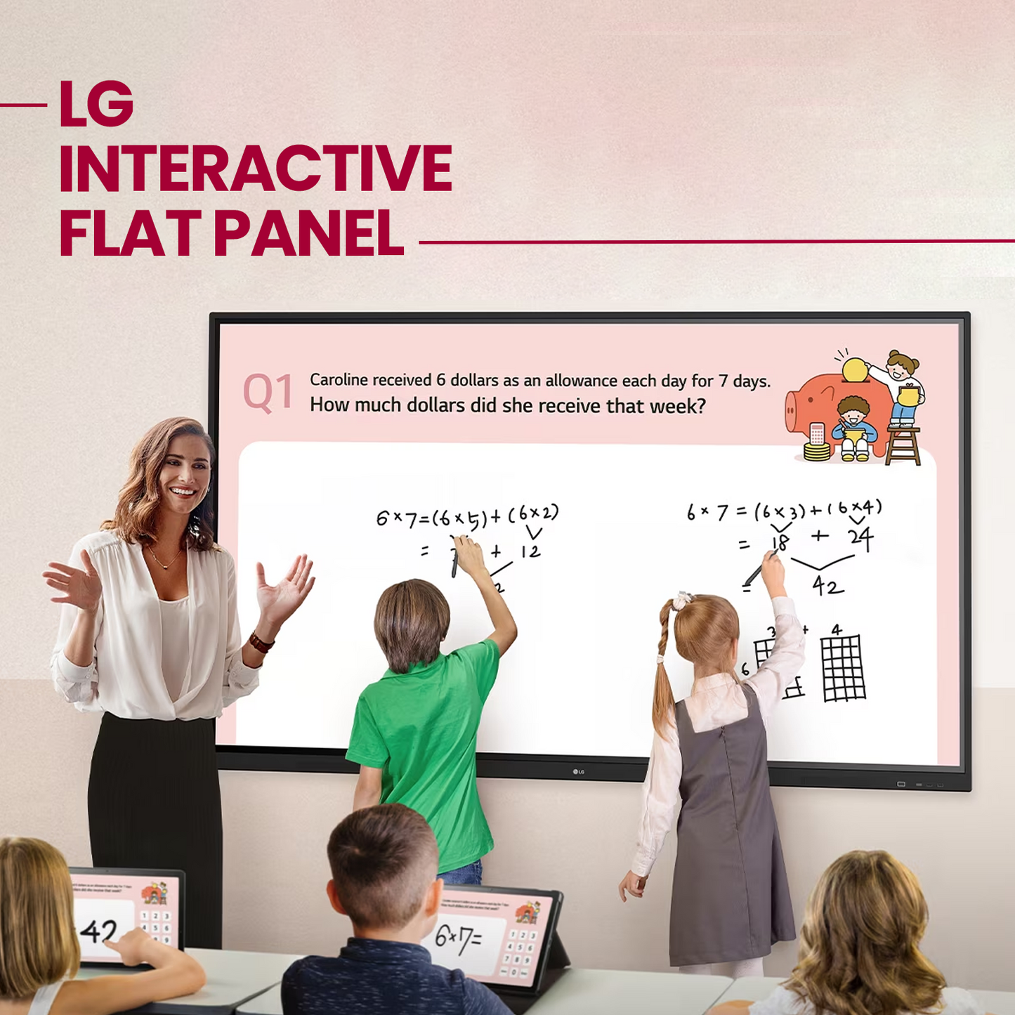 LG Interactive Flat Panel - 65 Inch | 4K UHD Touch Display for Business & Education