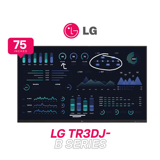 LG Interactive Flat Panel - 75 Inch | 4K UHD Touchscreen for Business & Education