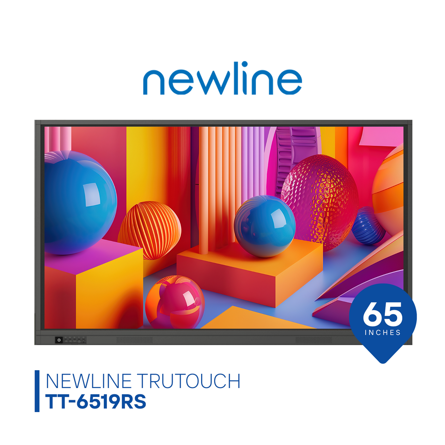 Newline Interactive Flat Panel - 65 Inch | 4K UHD Touch Display for Business & Education