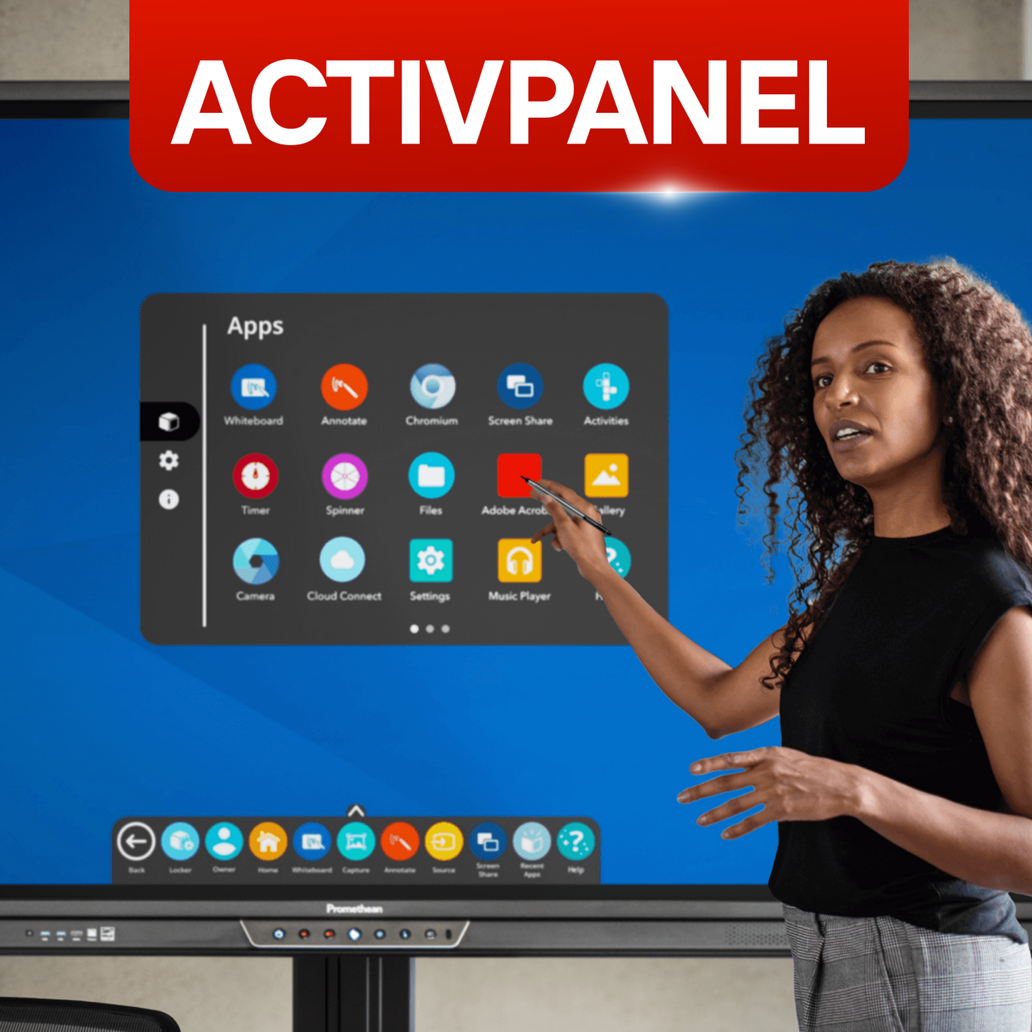 Promethean 75-Inch Interactive Flat Panel: Expanding Your Collaborative Horizons