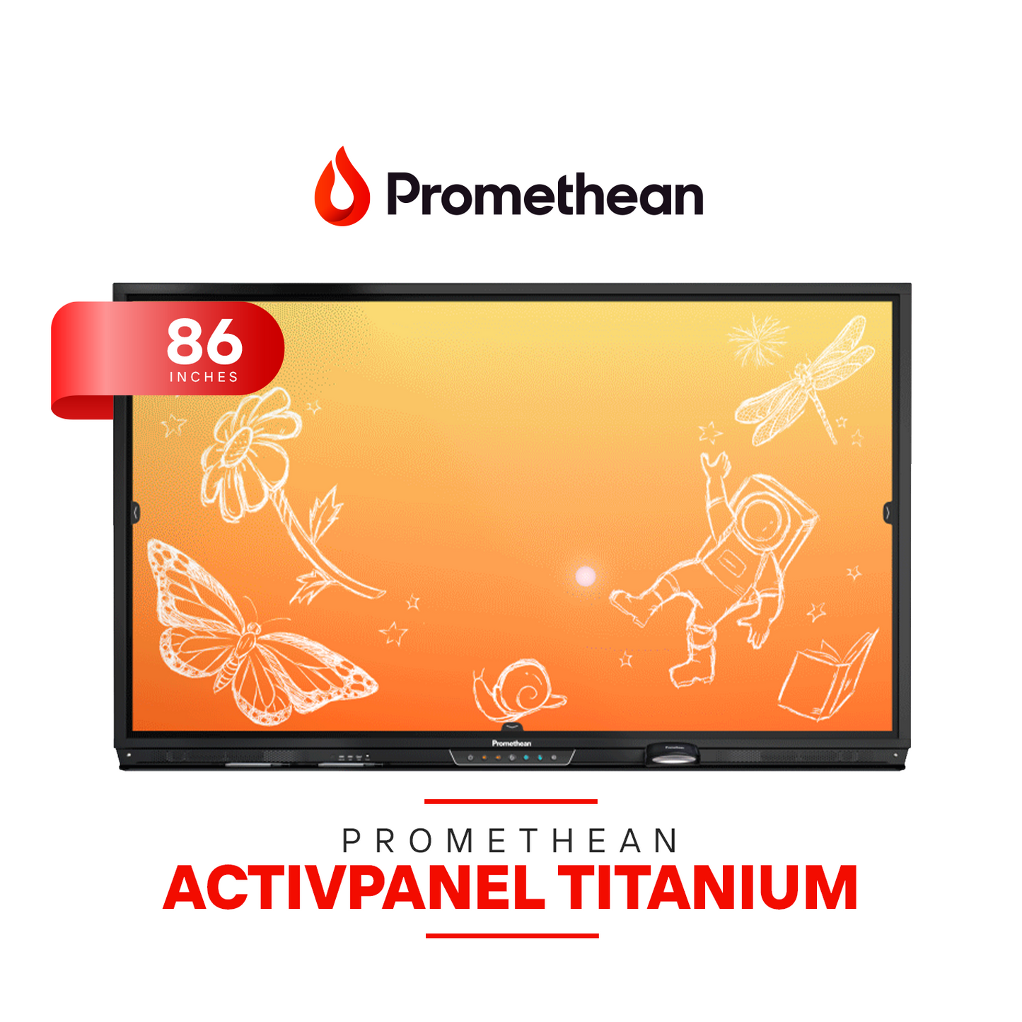 Promethean 86-Inch Interactive Flat Panel: Expansive Canvas for Unmatched Collaboration and Engagement