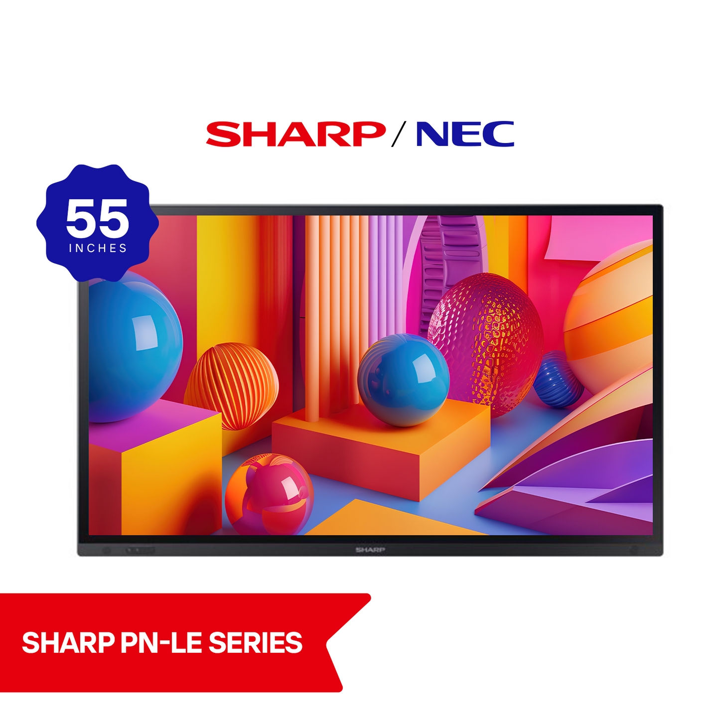 Sharp Interactive Flat Panel - 55 Inch | Best Interactive Display for Business & Education