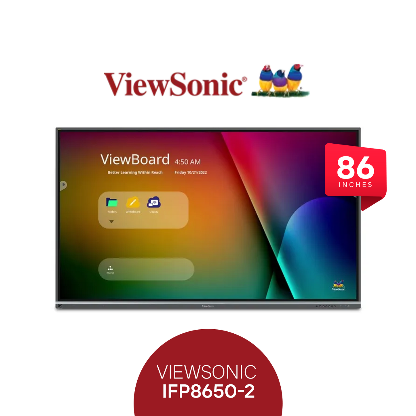 ViewSonic IFP8650-2 Interactive Flat Panel: The Ultimate 86-Inch Solution for Enhanced Collaboration and Communication