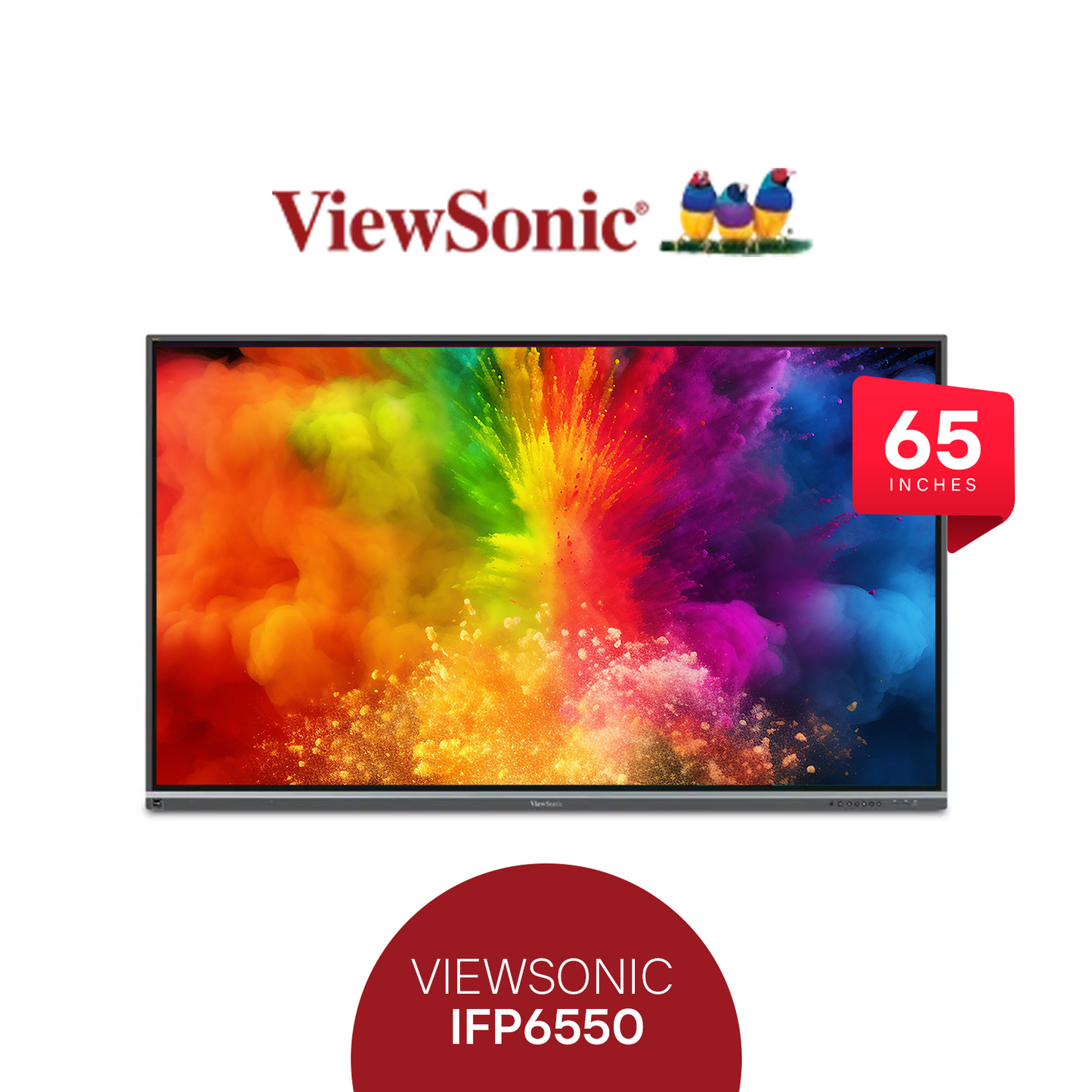  ViewSonic IFP6550-2 | ViewSonic Digital Board | Interactive Flat Panel for Teachers | Digial Board for Teachers
