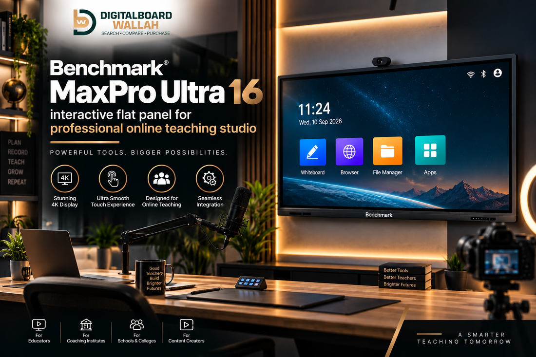 How Benchmark MaxPro Ultra 16 Helps Teachers Create a Professional Online Teaching Studio