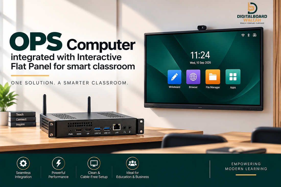 OPS Computer for Interactive Flat Panel: Features, Benefits & Smart Classroom Uses