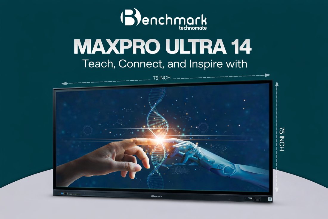 AI Digital Board | Benchmark Maxpro Ultra 14 Interactive Flat Panel | AI Based Digital Board