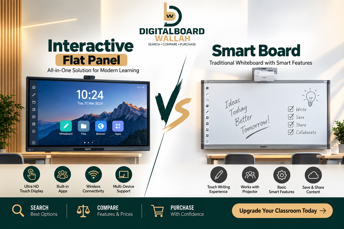 Interactive Flat Panel vs Smart Board: What's the Difference?