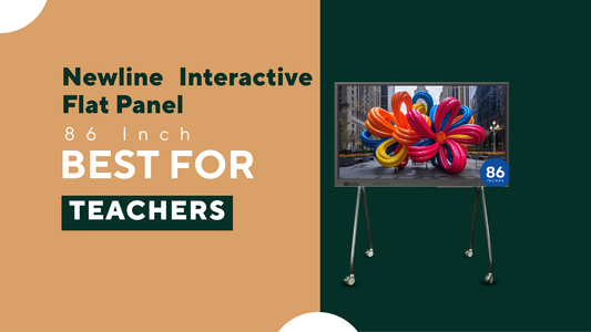 Newline 86 Inch Interactive Flat Panel | 4K UHD Smart Board for Classroom & Business