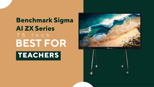 Benchmark Sigma AI A7 ZX Series Digital Board | Premium Smart Board for Coaching & Schools