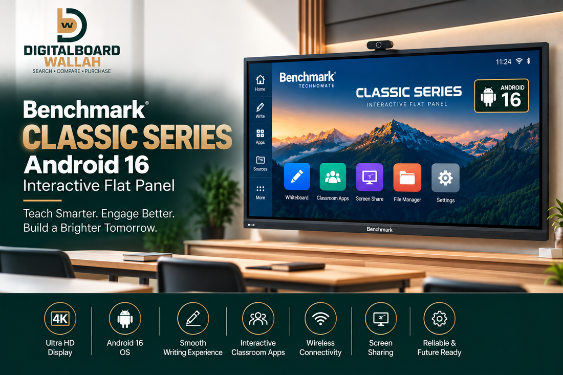 Benchmark Classic Series Android 16 Interactive Flat Panel: Complete Guide for Modern Classrooms